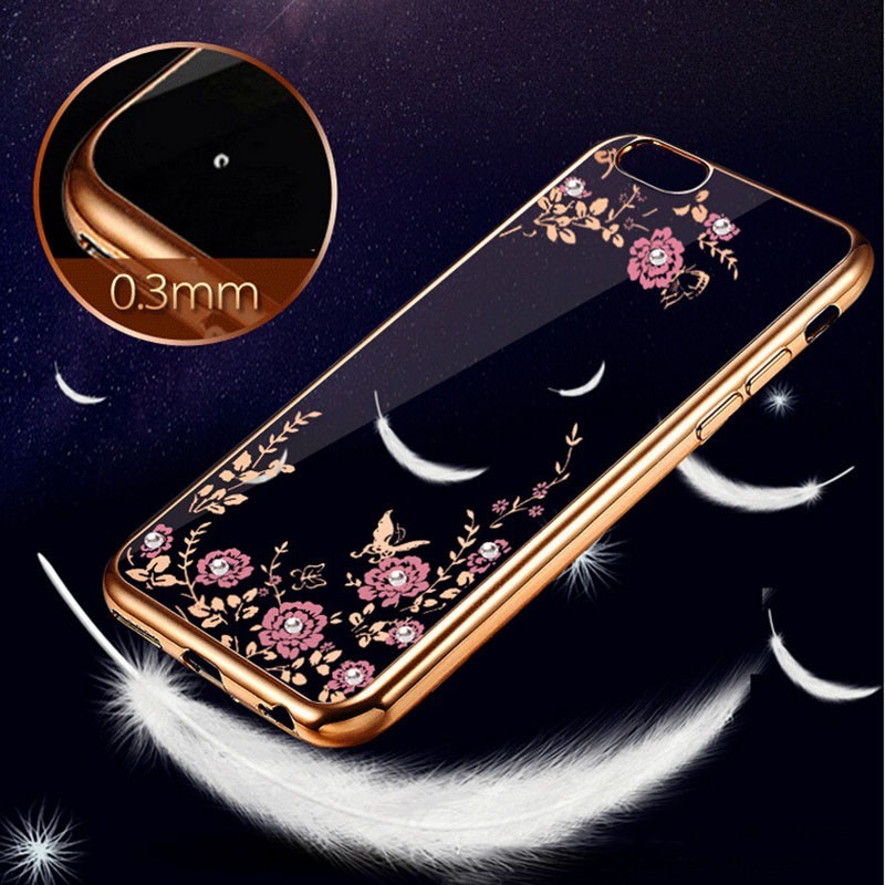 Case Huawei P9 Plus / Pre-order * เคสหรูหราเทคนิคการชุบทอง TPU ซิลิโคนอ่อนนุ่ม *