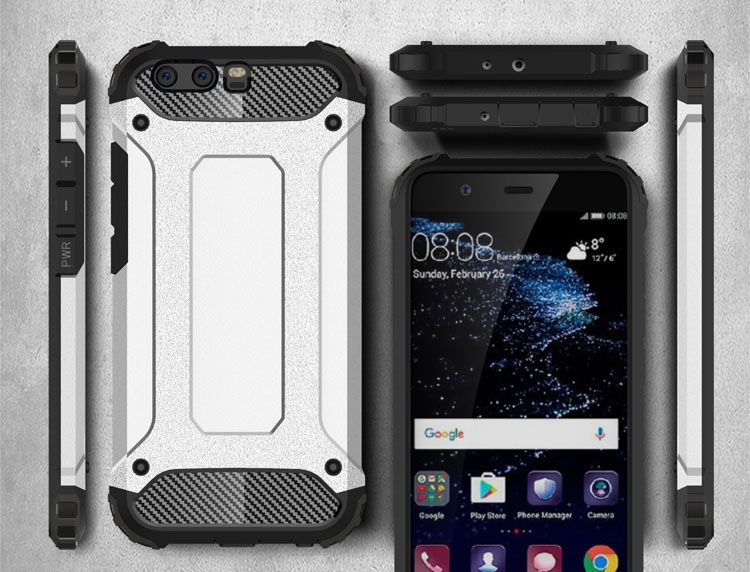 Case Huawei P10 Plus / Pre-order * Armor Guard ไฮบริด TPU และวัสดุพลาสติก *