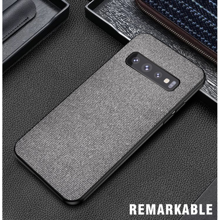 Case Samsung Galaxy S10 / Pre-Order * สองสไตล์: ผ้าฝ้ายทั้งหมด และ ผ้าฝ้าย + หนัง PU *