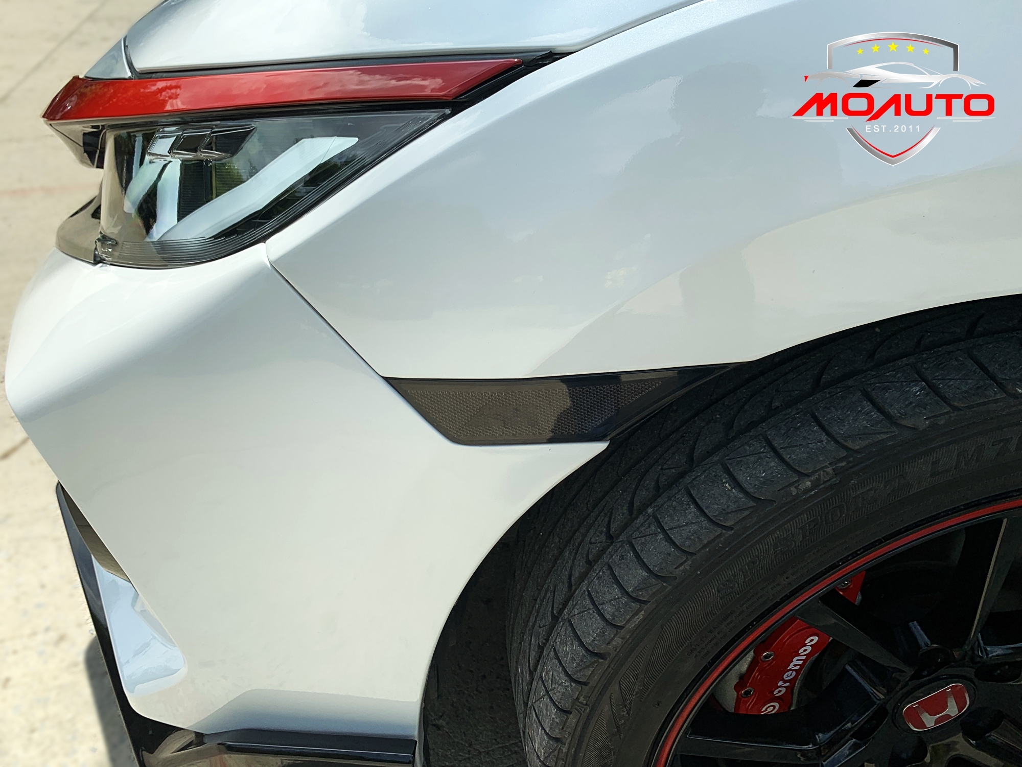 แก้มข้างทรง Type-R งานดิบ CIVIC FC / FK / MC 2016-2021