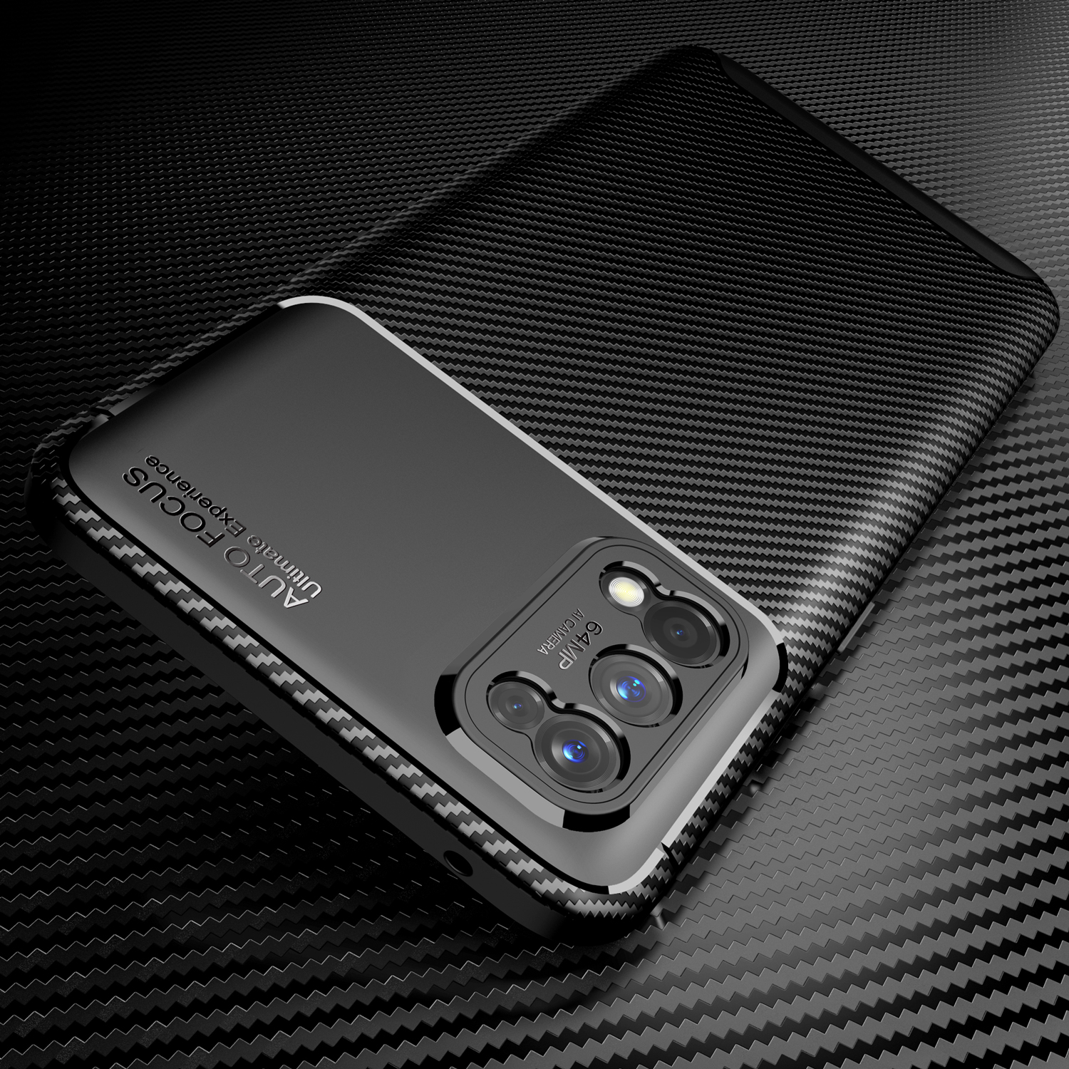 Case Realme 7 Pro / Pre-Order * เคส TPU นุ่ม ยืดหยุ่นและทนทาน เนื้อคาร์บอนไฟเบอร์ ดูดี สบายมือ *