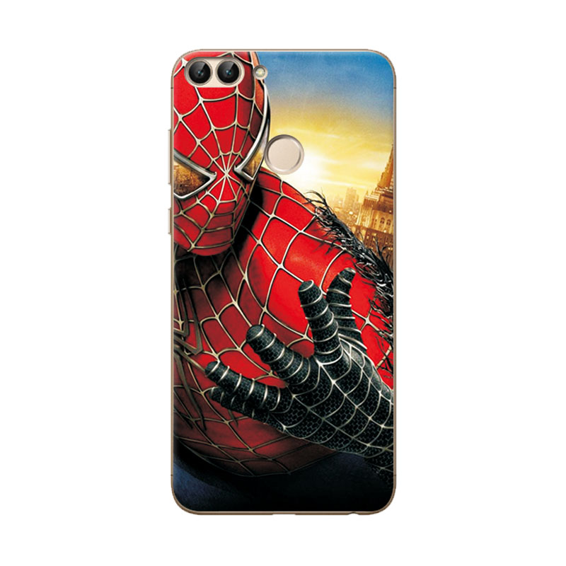 Case Huawei Y9 2018 / Pre-order * เคสการ์ตูนSuper Hero TPU นุ่ม พิมพ์ลาย สีสันสดใส *