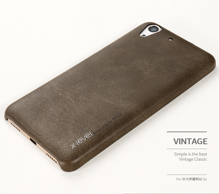 Case Huawei Y6ii / Pre-order * X-LEVEL หนังวินเทจเคลือบแข็ง สง่างาม *