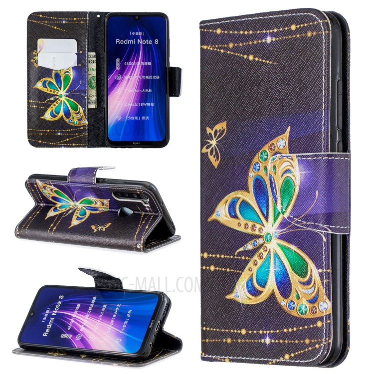 Case Xiaomi Redmi Note 8 / Pre-order * รูปแบบการพิมพ์ลายเนื้อกระเป๋าสตางค์ *