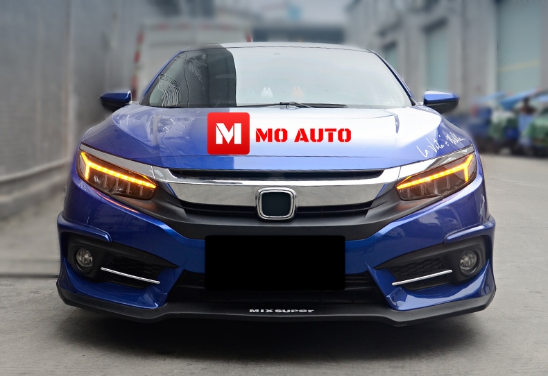 โคมไฟหน้า LED CIVIC FK ทรง Audi Style