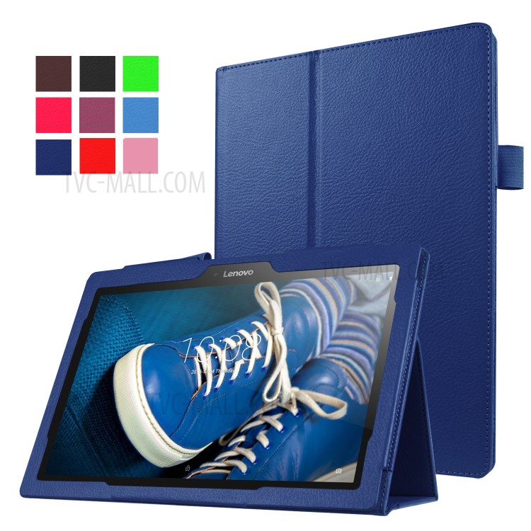 Case Lenovo Tab 3 10 Plus / Pre-order * เคสผิวลิ้นจี่ กระเป๋าหนัง PU ทนทาน *