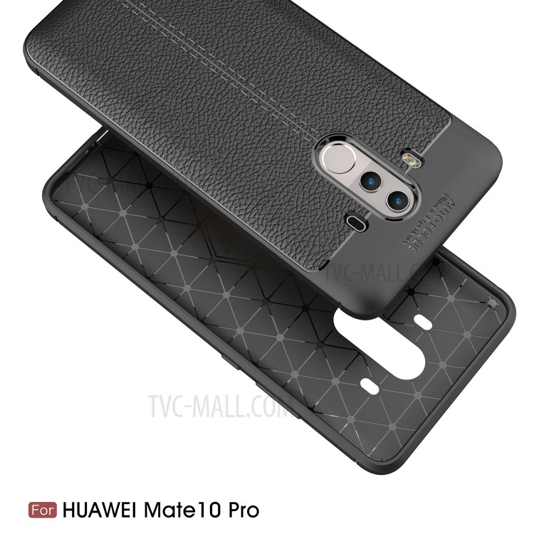 Case Huawei Mate 10 Pro / Pre-order * ผิวลิ้นจี่นุ่ม TPU มีปุ่มสัมผัสที่นุ่มมือ*