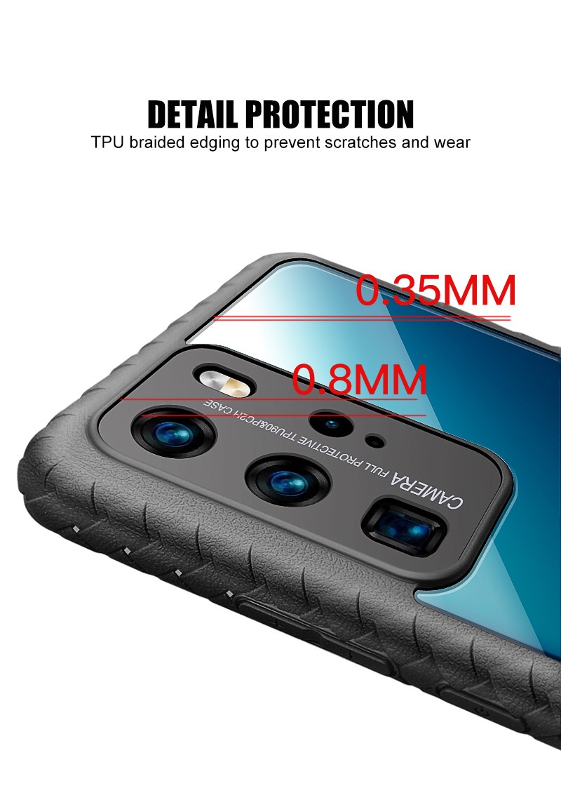 Case Huawei P40 Pro / Pre-order * เคสทอเนื้อ TPU กรอบ PC Back Combo ทำจากพลาสติกแข็ง + วัสดุ TPU อ่อน *