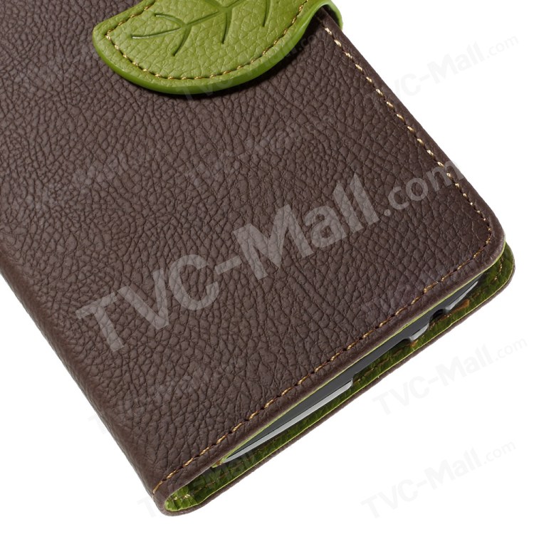 Case Huawei Ascend G7 / Pre-order * เคสปิดรูปใบไม้ *