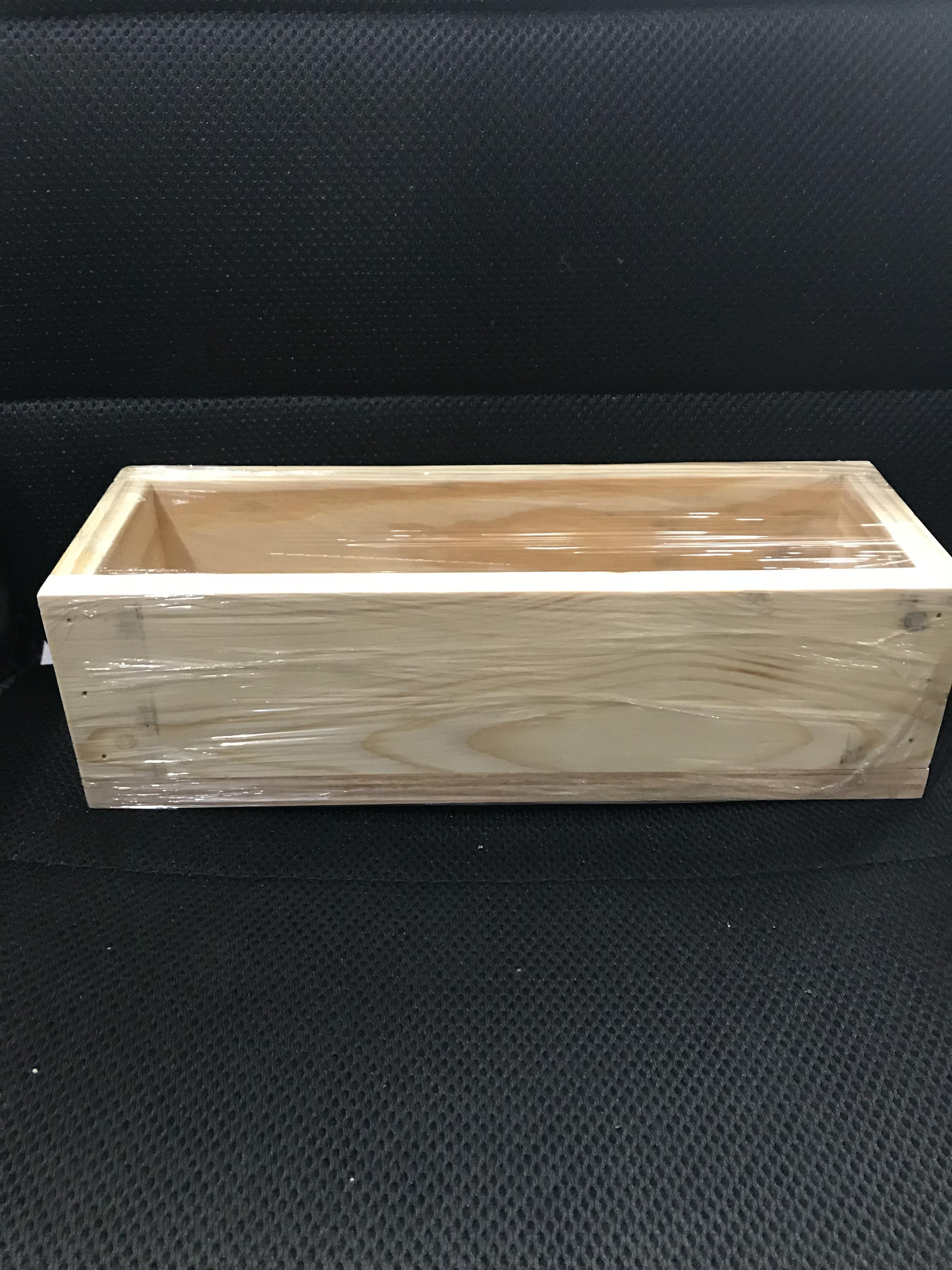 แม่พิมพ์ Mold ไม้สน ทรงกว้าง ขนาด 7.5x27x9 cm