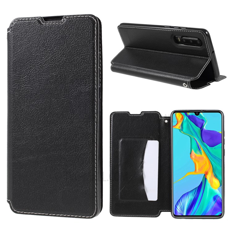 Case Huawei P30 / Pre-Order * เคส PU ปกหนังโทรศัพท์อัตโนมัติดูดพร้อมขาตั้ง *