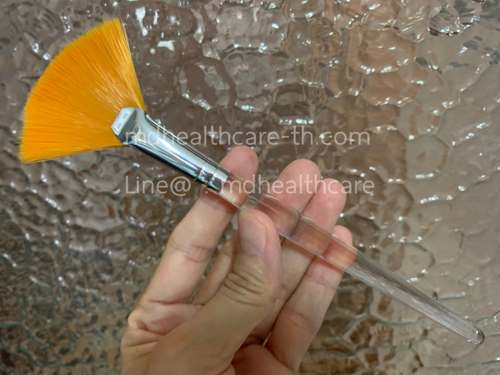 แปรงมาร์คหน้า ขนาดกลาง M 18cm***งานคัดเกรดสวย ขนแปรงนุ่ม ไม่บาดผิว เกรดพรีเมียม A