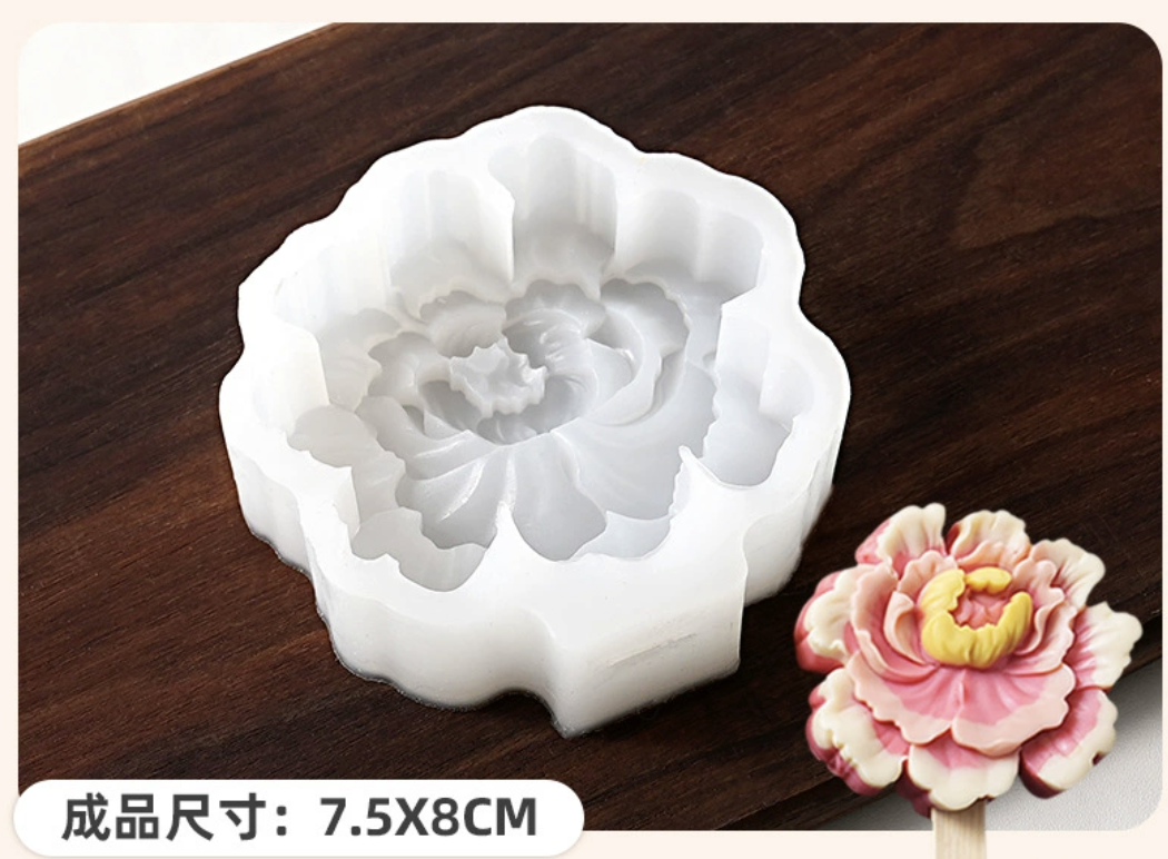 แม่พิมพ์ซิลิโคน ไอติม ดอกโบตั๋น 8*7.5*2.5 cm 1 ชิ้น 005079