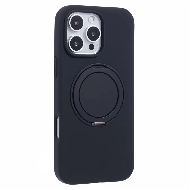 Case iPhone 16 Pro Max # Pre-order * X-LEVEL เข้ากันได้กับ MagSafe ขาตั้งหมุนได้ เคสโทรศัพท์ซิลิโคนเหลว *