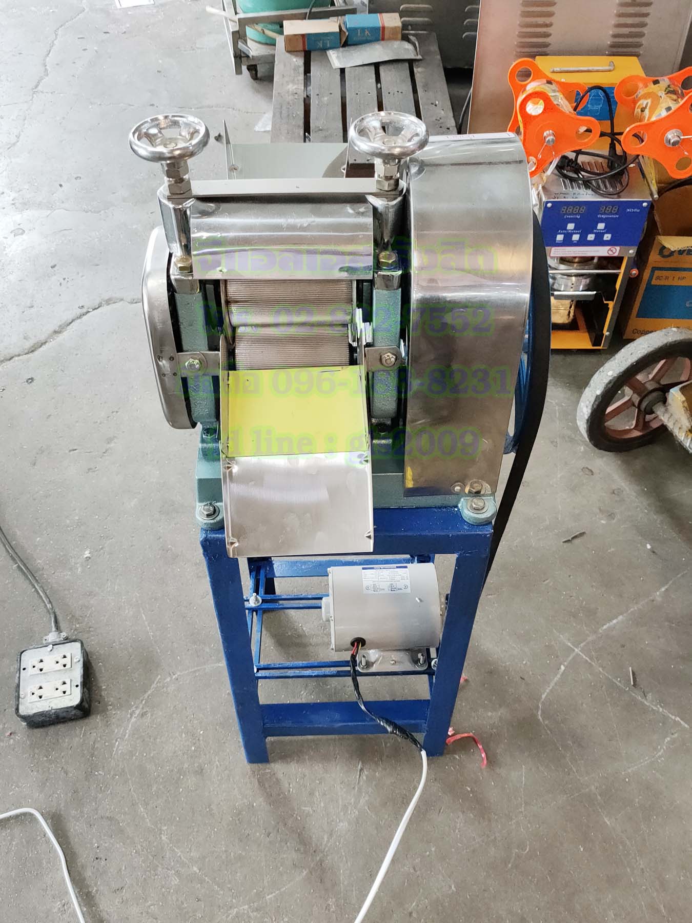 เครื่องคั้นน้ำอ้อยสดไฟฟ้า