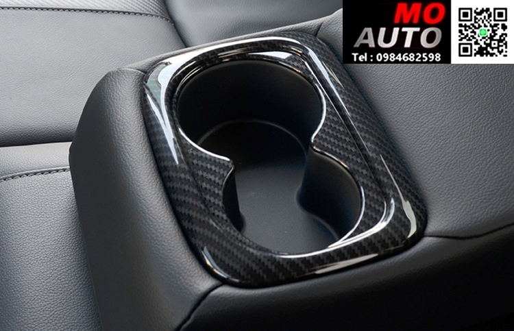 ครอบที่วางแก้วเบาะด้านหลังเคฟล่า CIVIC FC/FK