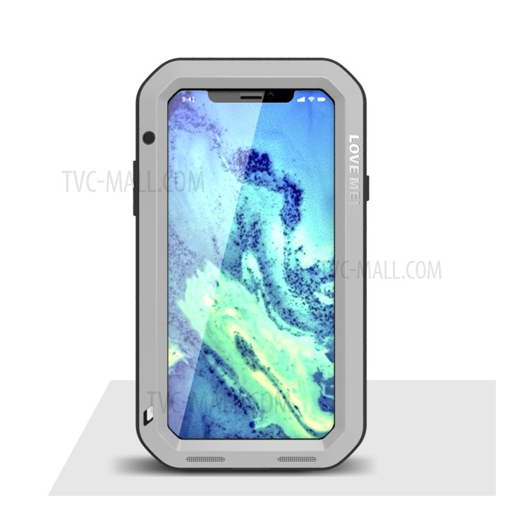 Case iPhone X, iPhone XS # Pre-Order * LOVE MEI วัสดุ: โลหะ + TPU + กระจกนิรภัยหุ้มเกราะ *