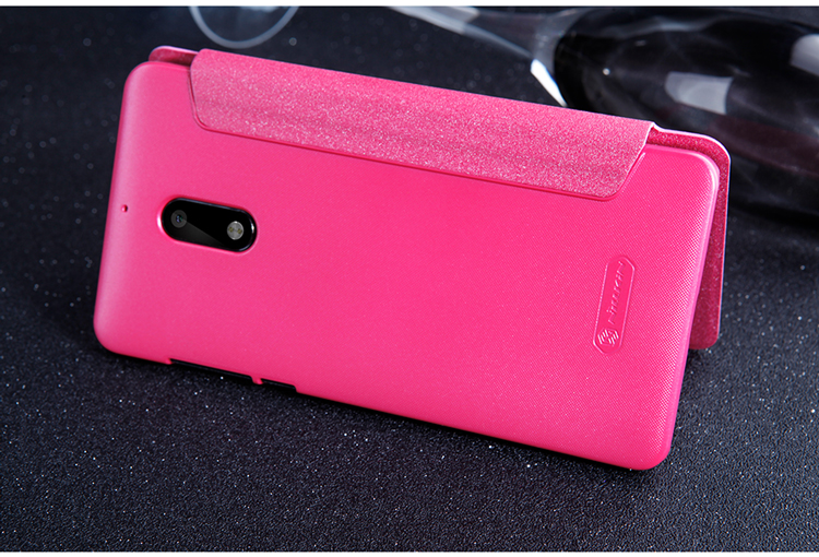 Case Nokia 6 / Pre-order * NILLKIN Sparkle Series นำเข้าหนัง PU ด้านหน้า + ปกหลัง PC *
