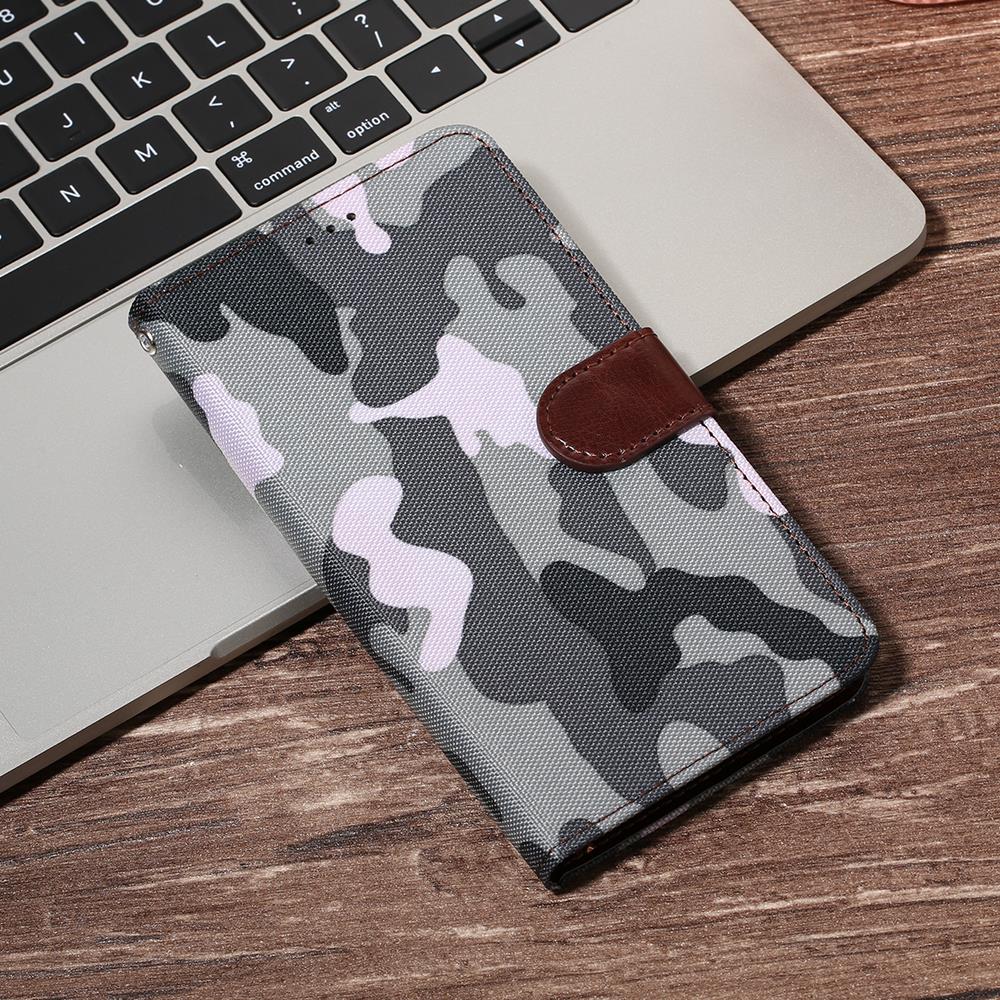 Case Huawei Y6ii / Pre-order * เคสลายพรางทหารหนังพลิกกระเป๋าโทรศัพท์ *