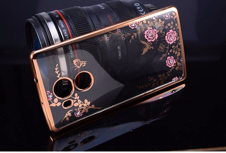 Case Huawei Mate 8 / Pre-order * เคสหรูหราเทคนิคการชุบทอง TPU ซิลิโคนอ่อนนุ่ม *