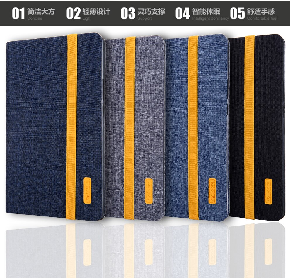 Case Huawei MediaPad M5 Pro / Pre-Order * เคส Smart Cover ผ้า Jean + TPU Soft แขนตื่นขึ้น / นอนหลับ *