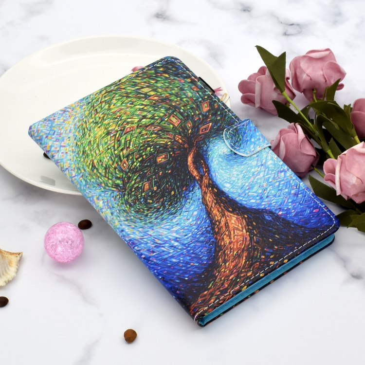 Case Samsung Galaxy Tab S6 Lite / Pre-Order * เคสซองหนังแบนขวาด้วยปากกาปกและช่องใส่การ์ดและหัวเข็มขัดป้องกันการลื่นไถล Strip และ Bracket *