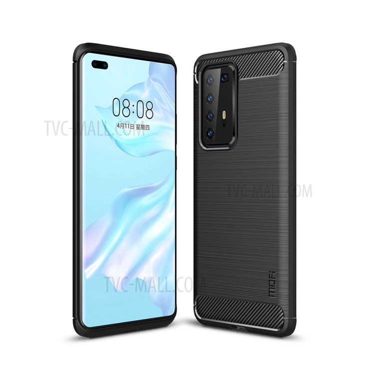 Case Huawei P40 Pro+ / Pre-order * MOFI Brushed เคสคาร์บอนไฟเบอร์ TPU *