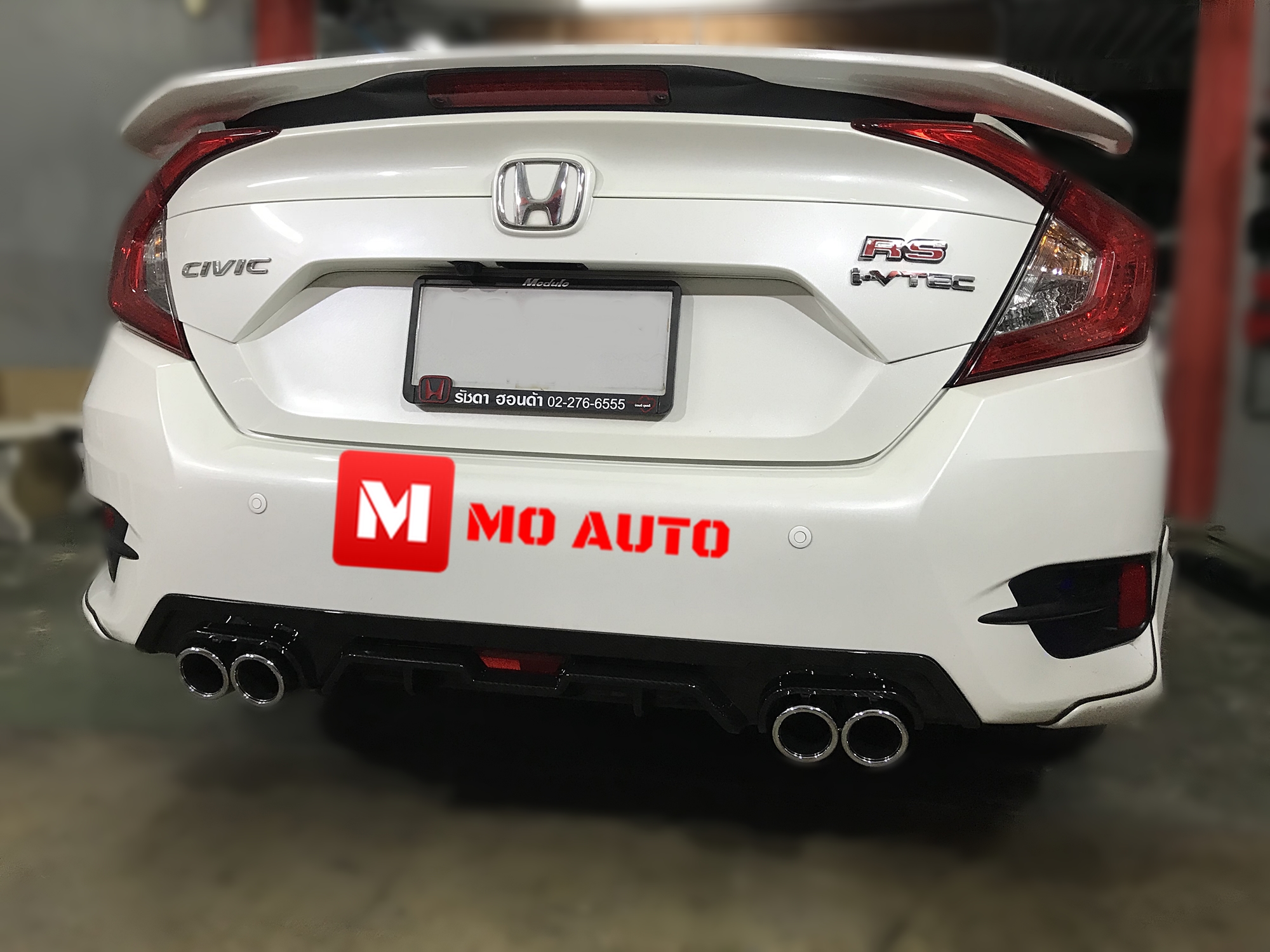 Diffuser ทรง Sport พร้อมปลายท่อหลอก CIVIC FC 2016-2021