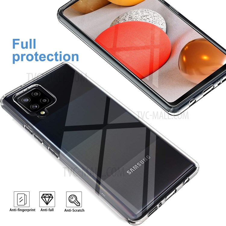 Case Samsung Galaxy A42 5G / Pre-Order * เคสโทรศัพท์ TPU ฝาหลัง + กระจกกันรอยหน้าจอ *