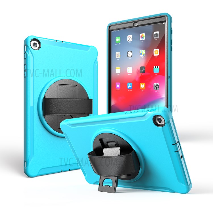 Case Samsung Galaxy Tab A 10.1 (2019) / Pre-order * เคสพีซีขาตั้งหมุนได้ 360 °พร้อมเคสแท็บเล็ตไฮบริดพร้อมสายคล้องมือ *