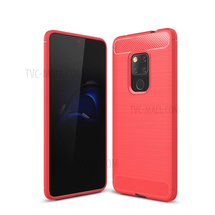 Case Huawei Mate 20 / Pre-order * เนื้อคาร์บอนไฟเบอร์สะดุดตามากขึ้น Soft TPU สามารถบิดได้อย่างอิสระ *