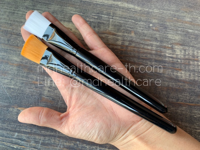 แปรงมาร์คหน้า - ขนาดกลาง M 17cm.***งานคัดเกรดสวย ขนแปรงนุ่ม ไม่บาดผิว เกรดA