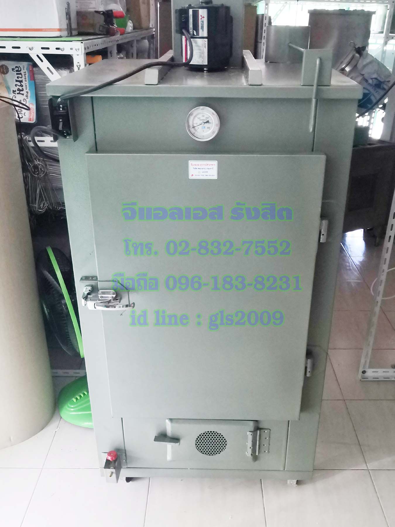 ตู้อบลมร้อนเหล็ก6ชั้นแก๊ส+ไฟฟ้า