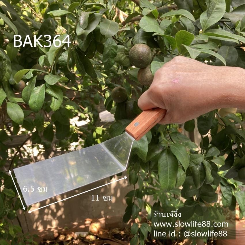 BAK364 ช้อนตักเค้ก ที่ตักเค้ก ที่ตักเค้กชิ้น ตะหลิวผัดอาหาร