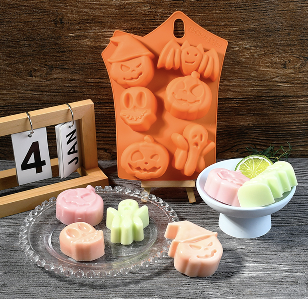 แม่พิมพ์ซิลิโคนปีศาจ คละแบบ 6 ช่อง 003015