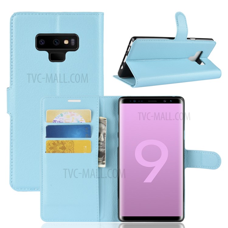 Case Samsung Galaxy Note9 / Pre-Order * เคสผิวลิ้นจี่เนื้อ Wallet รูปแบบกระเป๋าสตางค์: ช่องใส่การ์ด 3 ช่อง + กระเป๋าเงินสด 1 ช่อง *