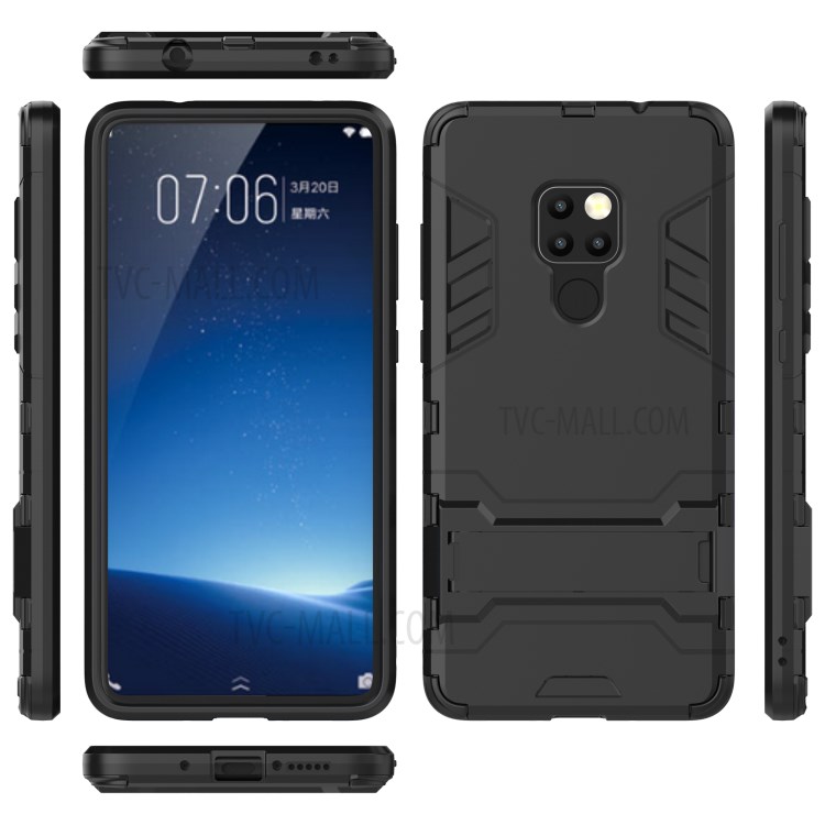 Case Huawei Mate 20 / Pre-order * เคสพลาสติก TPU Case + ไฮบริดที่มีขาตั้ง พลาสติกแข็ง + TPU อ่อน = สองชั้น *
