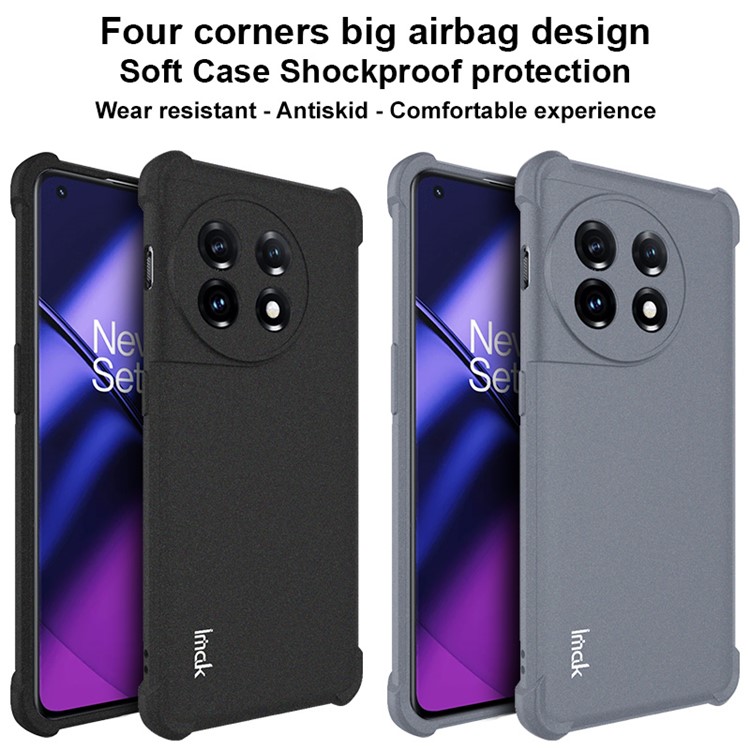 Case OnePlus 11 5G # Pre-Order * IMAK Matte Soft TPU Phone ปกหลัง กันกระแทก 4 มุม *