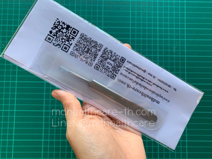 ที่หนีบสิว ที่ดึงสิว ปลายแหลมตรง