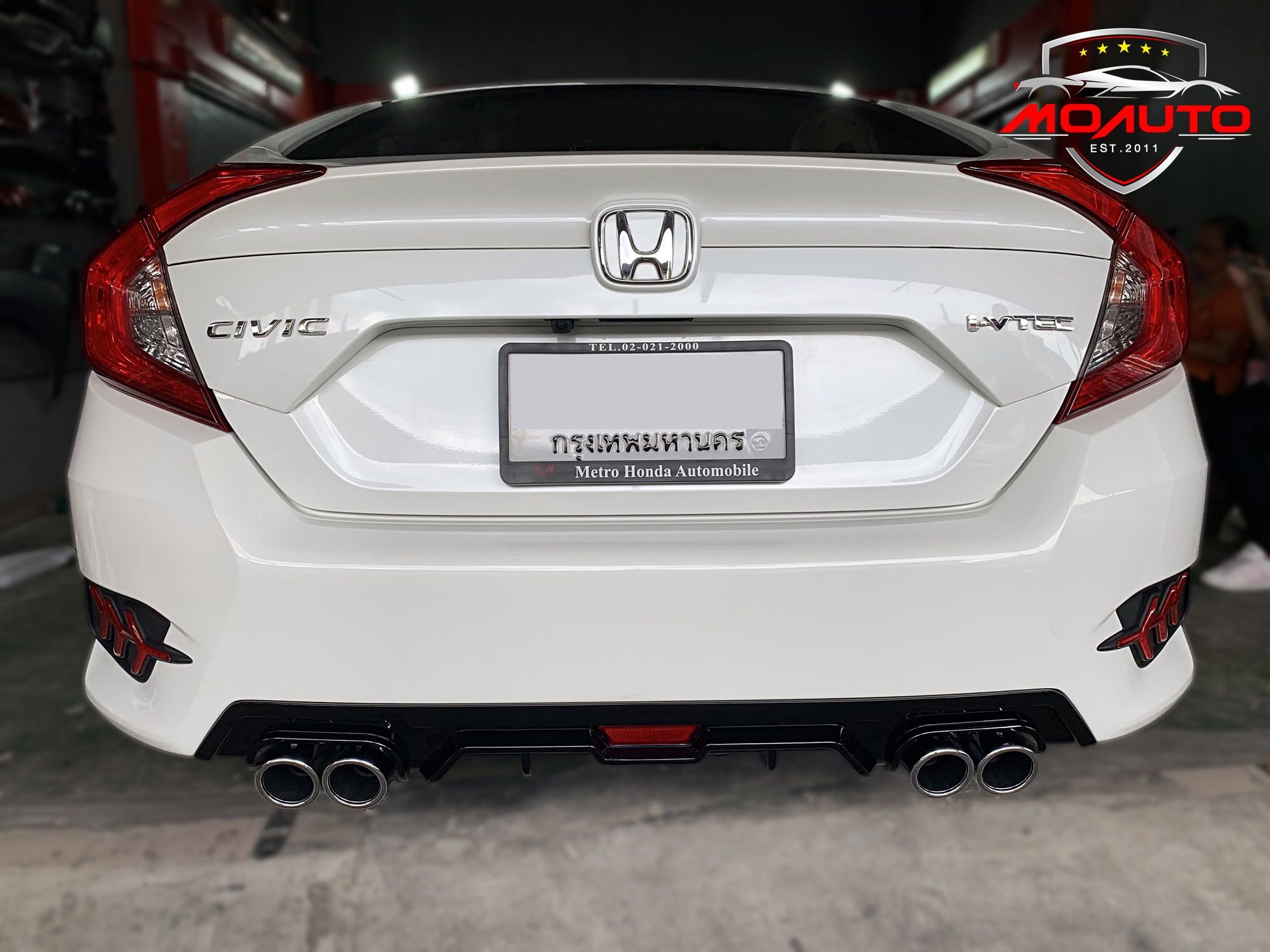 Diffuser ทรง Sport พร้อมปลายท่อหลอก CIVIC FC 2016-2021