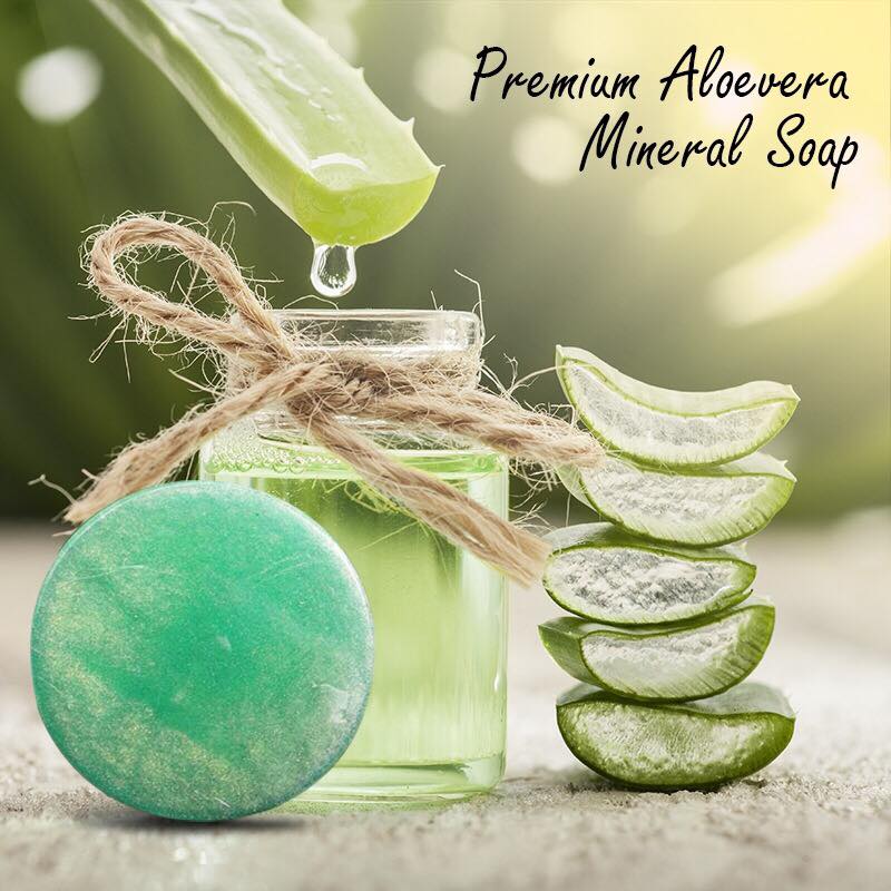 สบู่ว่านหาง / Gold Mineral Aloe Vera Soap