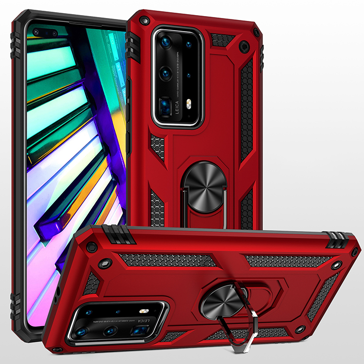 Case Huawei P40 / Pre-order * เคสเกราะกันกระแทก แหวนหมุนได้ 100 และ 360 องศาเพื่อการจับและขาที่ดียิ่งขึ้นเพื่อการรับชมที่ง่ายดาย *