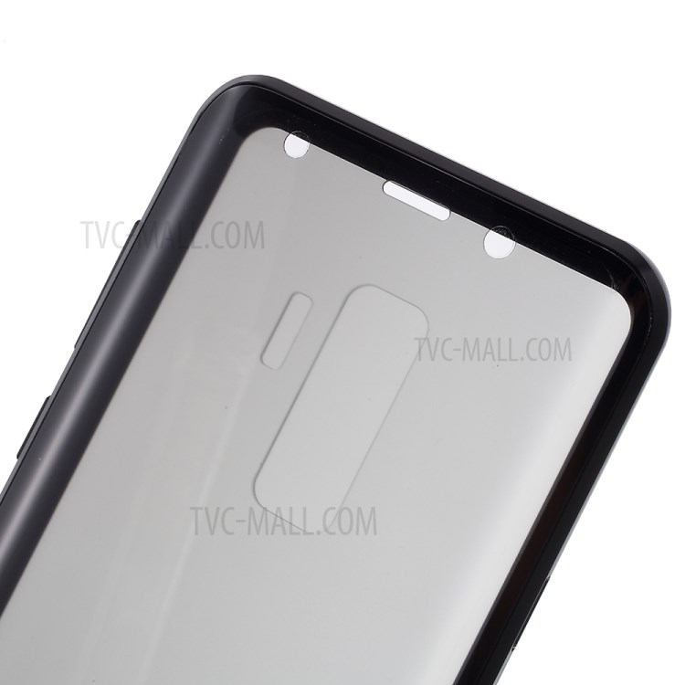 Case Samsung Galaxy S9 Plus # Pre-Order * เคสกรอบโลหะการติดตั้งแม่เหล็ก + กระจกเต็มครอบคลุม360องศา การจดจำใบหน้าต่อต้านการมองลอด *