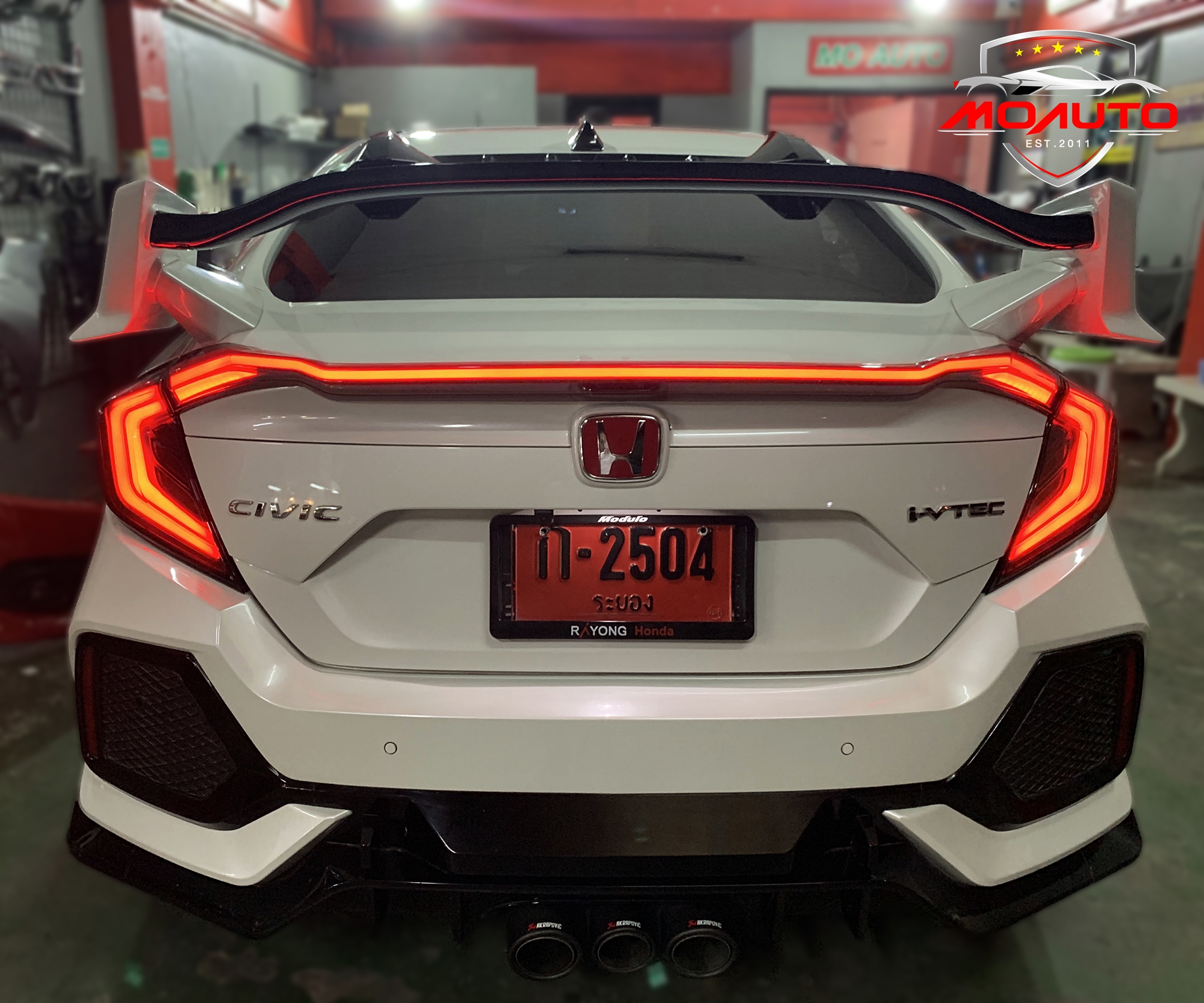 ไฟท้าย LED M-STEP พร้อมไฟฝากระโปรงท้าย CIVIC FC 2016 - 2021