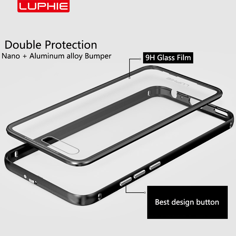 Case Huawei P10 Plus / Pre-order * LUPHIE Aircraft กรอบเคสอลูมิเนียมโลหะกรอบ + 9H ปกกระจกใสนิรภัย *