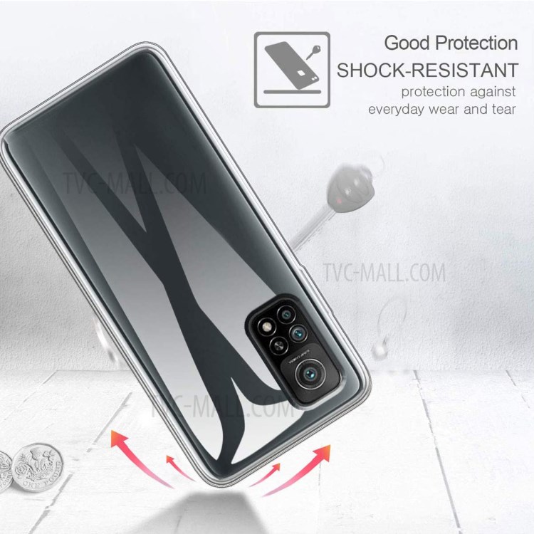 Case Xiaomi Mi 10T 5G / Mi 10T Pro 5G / Pre-order * เคส TPU ใส + กระจกกันรอยหน้าจอ *
