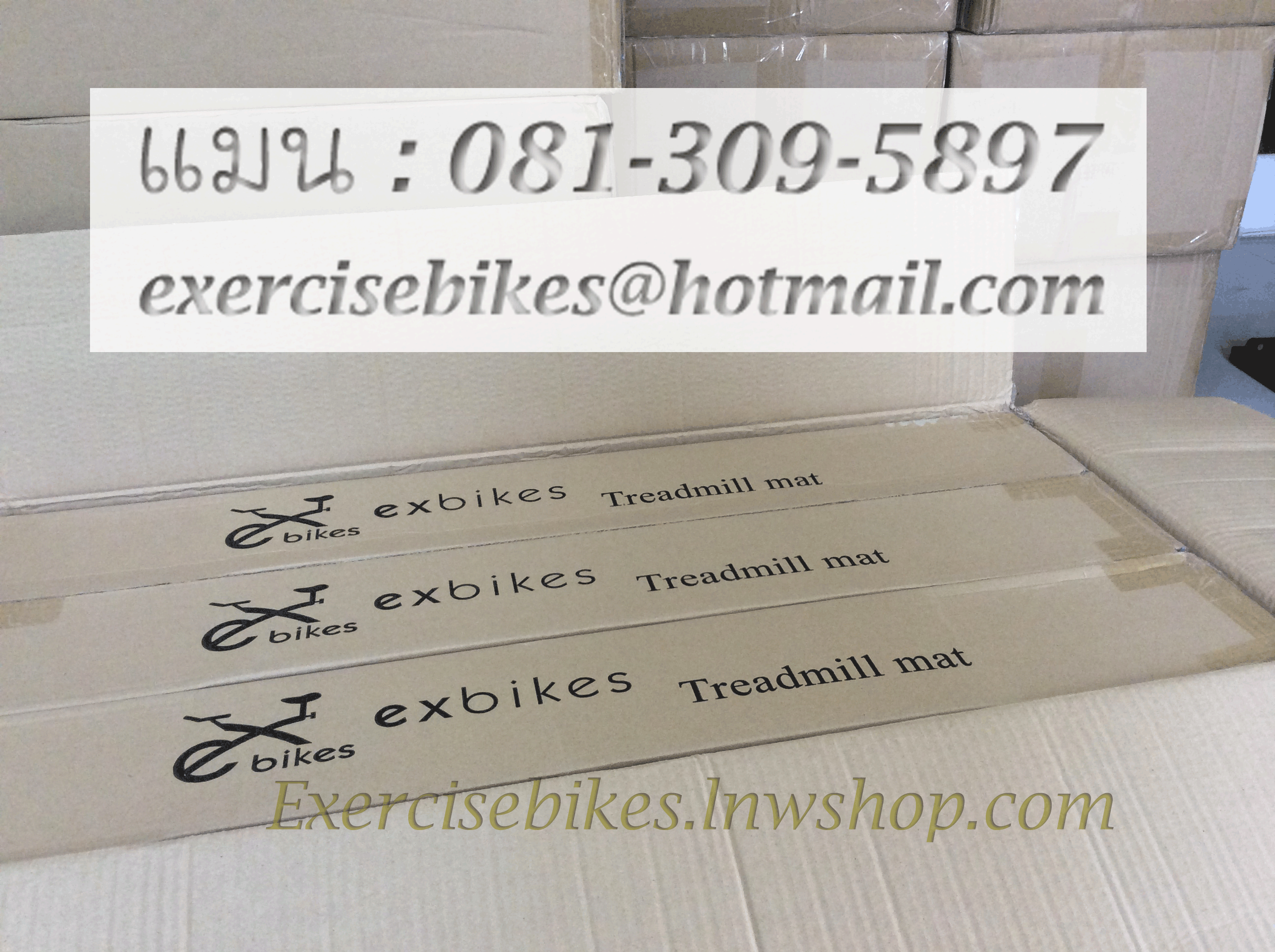 แผ่นรองเครื่องออกกำลังกาย - แผ่นยางรองเครื่องปั่นจักรยานออกกำลังกาย Spin Bike