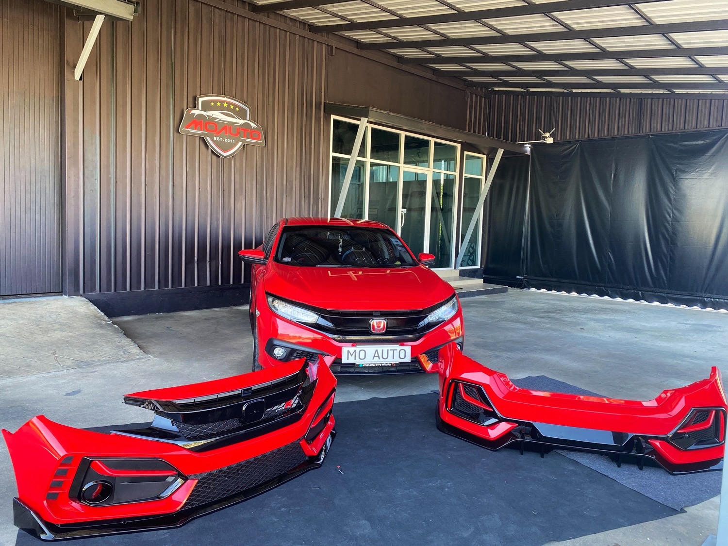 ชุดแต่ง TYPE-R สำหรับ CIVIC FC 2016-2021 (แบบเปลี่ยนกันชน)