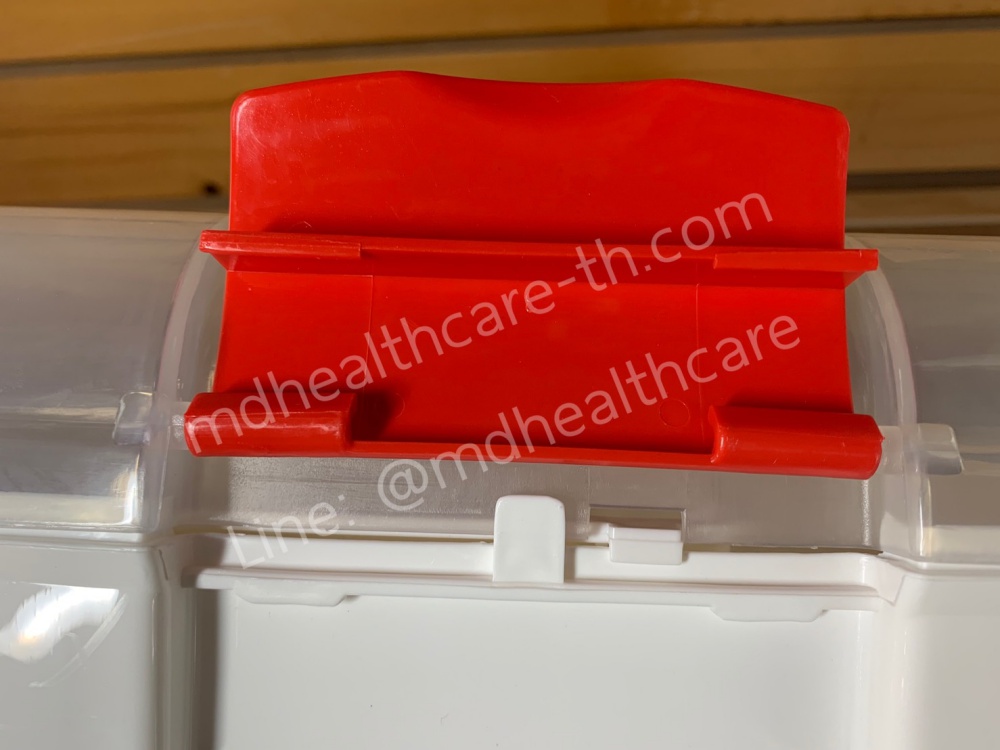 กล่องใส่ยาขนาดใหญ่ XXL จัมโบ้ 33*22*20 cm. สีแดง จำนวน1ใบ