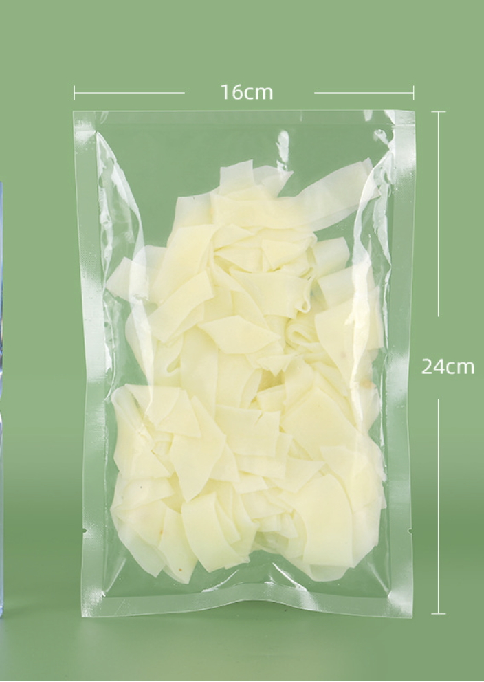 ถุงซีล 3 ด้าน สูญญากาศได้ ขนาด 16*24 cm 100ชิ้น 005798